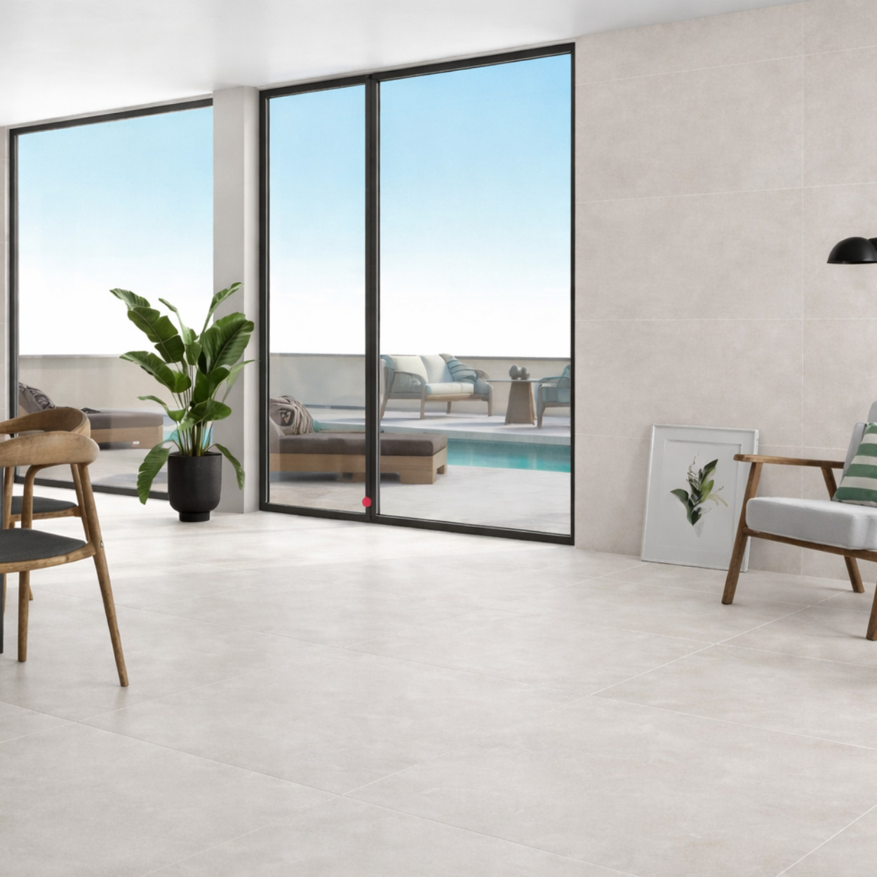 BMS Budget Line Indeed Ash Tegel 100x100cm